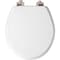 Mayfair Mayfair by Bemis Benton Slow Close Round White Enameled Wood Toilet Seat 26NISL-000 - alternate 5